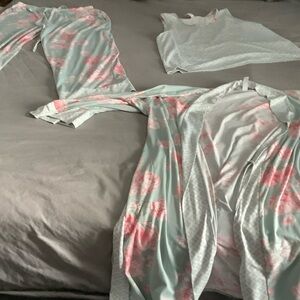Flora Nikrooz Pastel Floral Pajama Ensemble